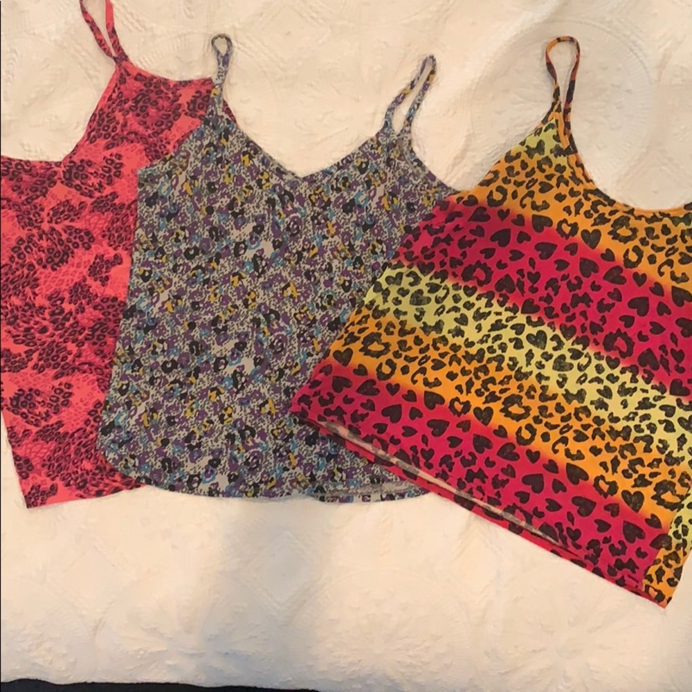 Bundle of 3 spaghetti strap shirts size XXL